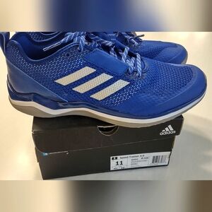 NWOT Adidas Men's Blue Speed Trainer Shoes